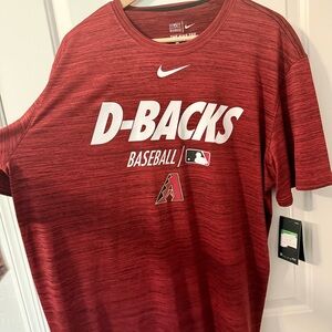 Nike D-Backs Red Baseball T-Shirt